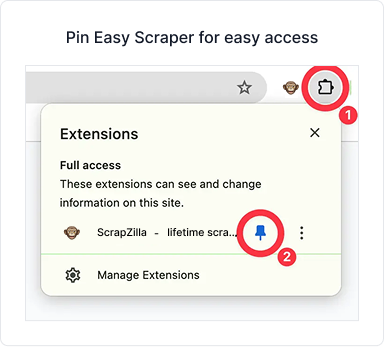 Pin extension instructions